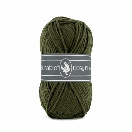 Esther's Haakshop | haakwinkel Stiens | wol en garen | haaknaald | garen voor het haken van een omslagdoek | Durable Cosy Fine 2149 Dark Olive