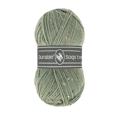 Durable Soqs Tweed 402 Seagrass | Esther's Haakshop | Handwerken