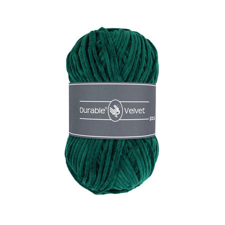 Durable Velvet 2150 Forest Green | Esther's Haakshop